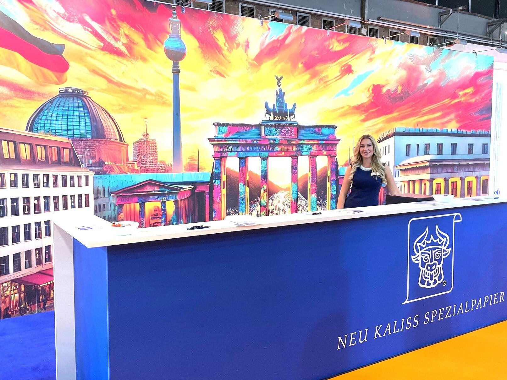 Neu Kaliss Spezialpapier exhibits at FESPA 2025 in Berlin